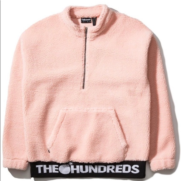 the hundreds hoodie pink
